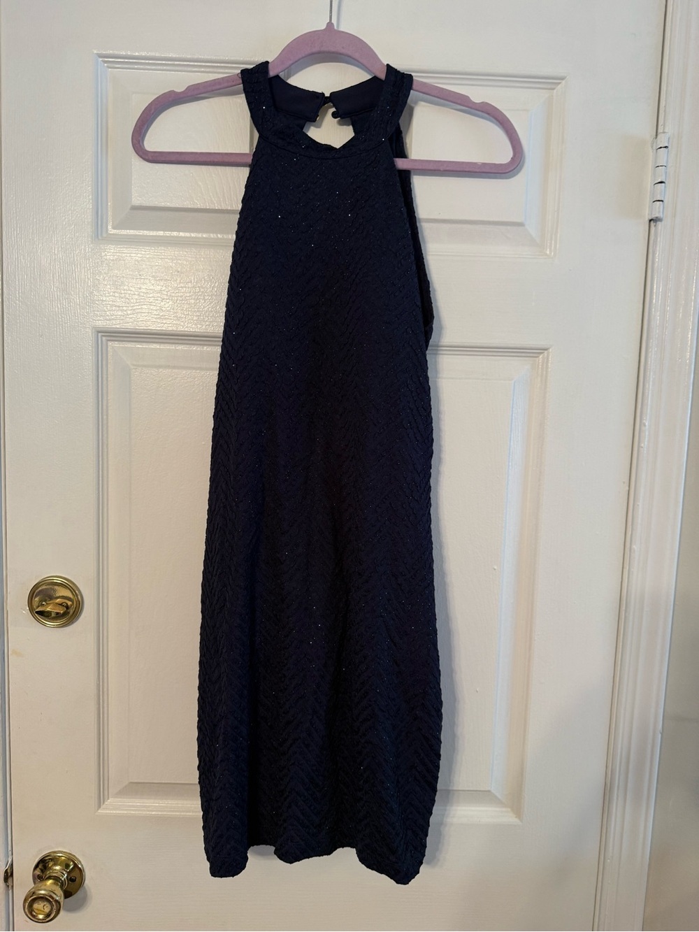 Emerald Sundae Navy Blue Midi Dress